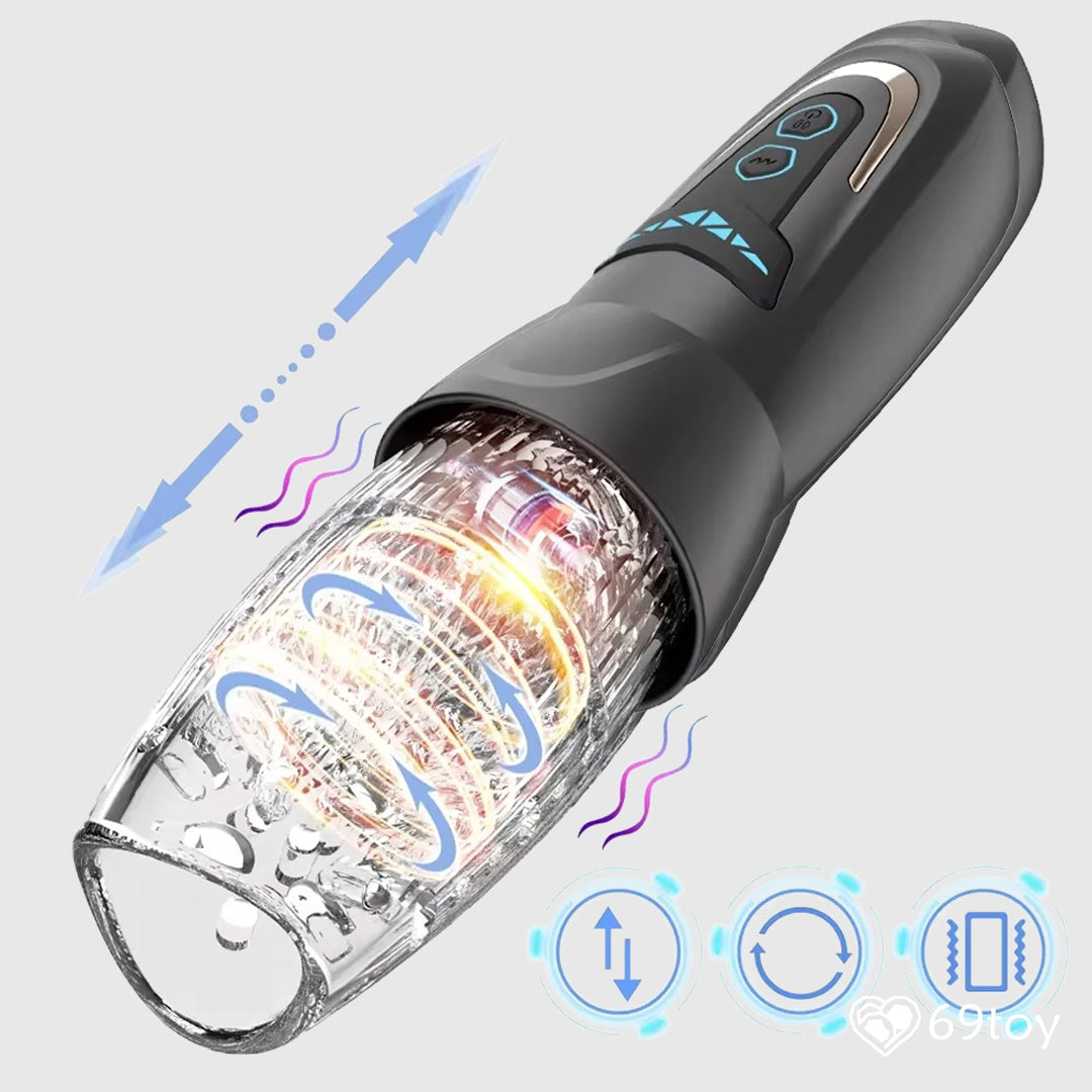 Buy Cyclone Telescopic Rotating Thrusting Automatic Masturbator Sex Toy Online in India 69toys Buy Cyclone Telescopic Rotating Thrusting Automatic Masturbator Sex Toy Online in India 69toys