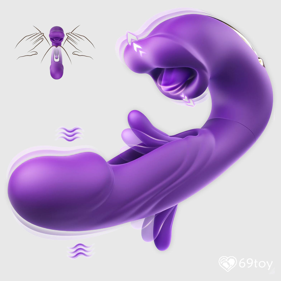 NovaX Flapping Clitoris Licking and G-spot Vibrator