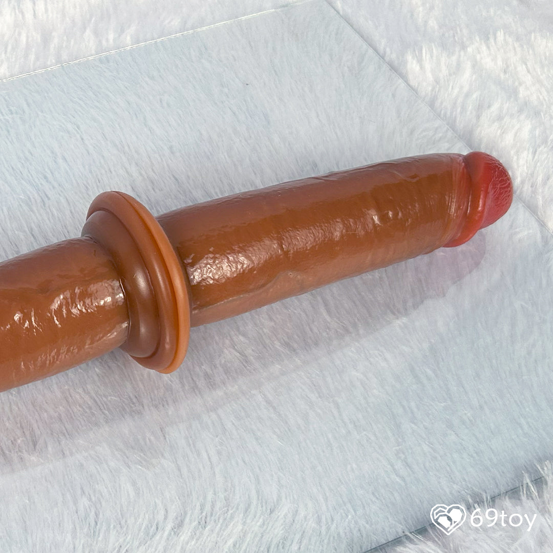 Double Ended Sliding Skin Realistic Dildo