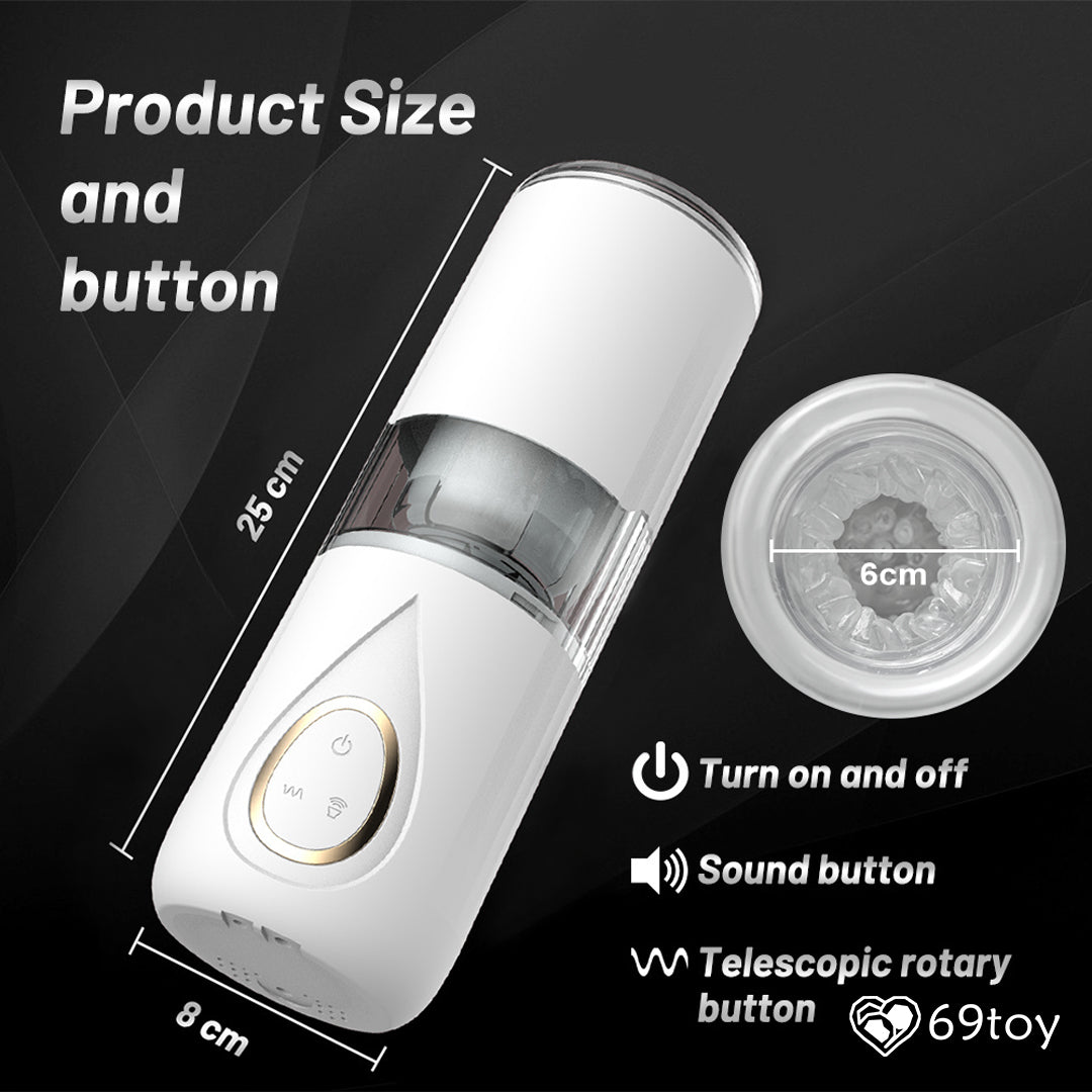 Touch Telescopic Rotating Thrusting Automatic Masturbator
