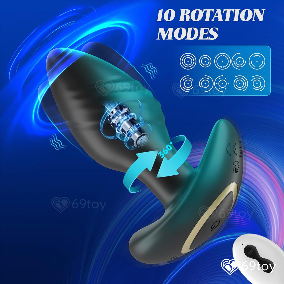 360° Rotating Anal Plug Vibrator