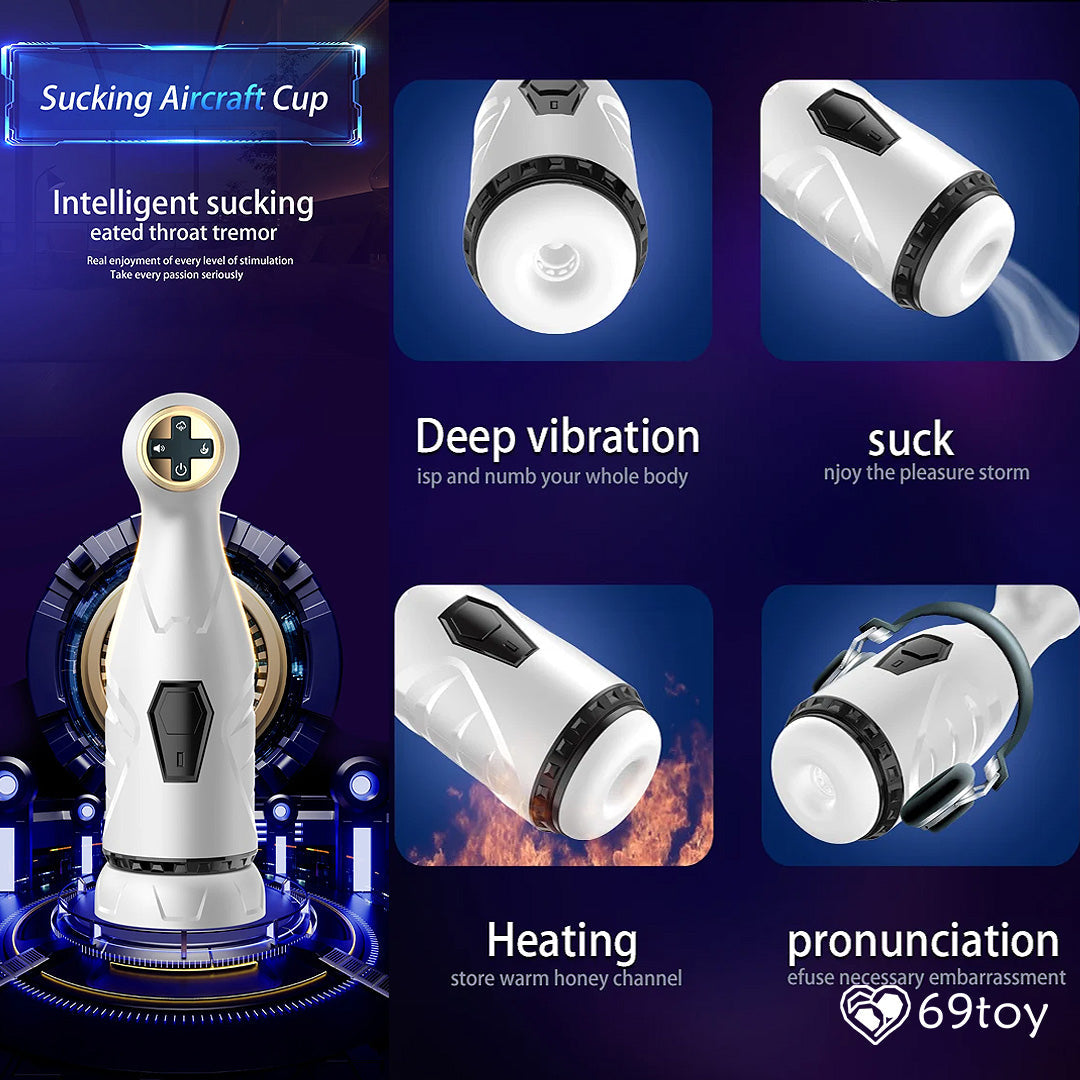 Alien 3-in-1 Heating Sucking Vibration Automatic Masturbator