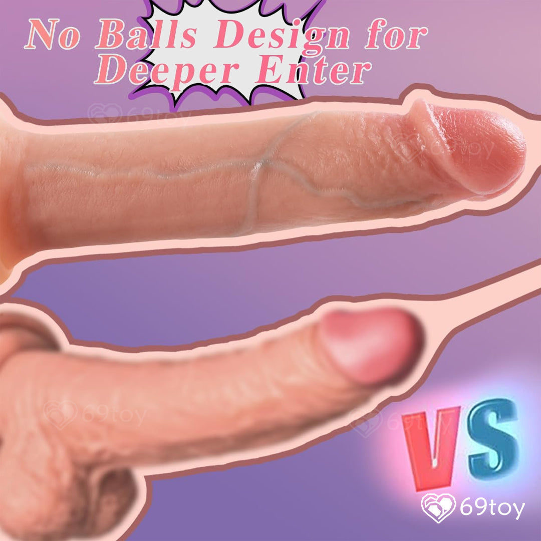 7" Dual Layer Realistic Dildo with Suction Cup