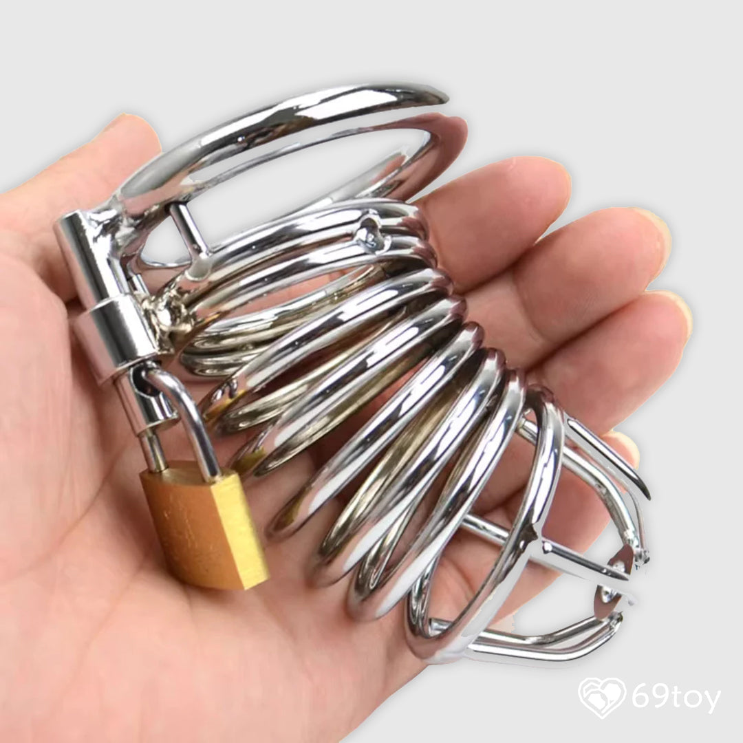 Lightweight Steel Chastity Cage