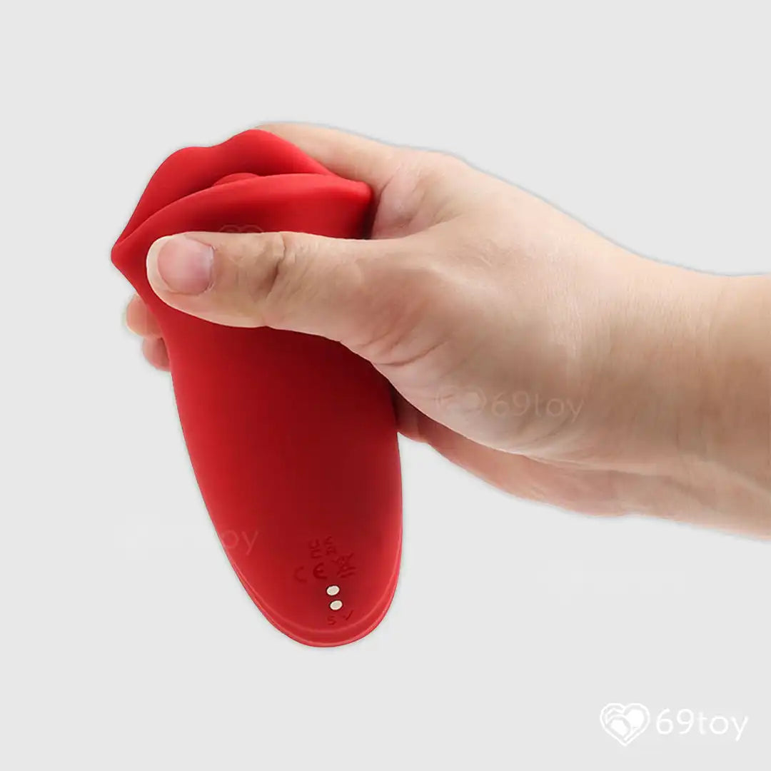 Wet Kiss Realistic Mouthbite Tongue Lick Sucking Vibrator