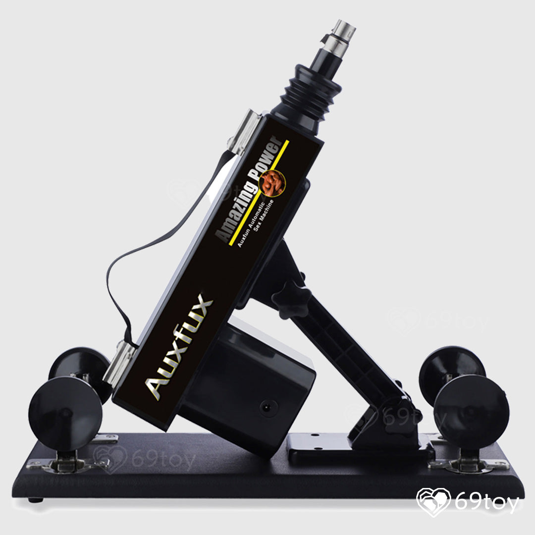Automatic Thrusting Dildo Sex Machine with Attachments