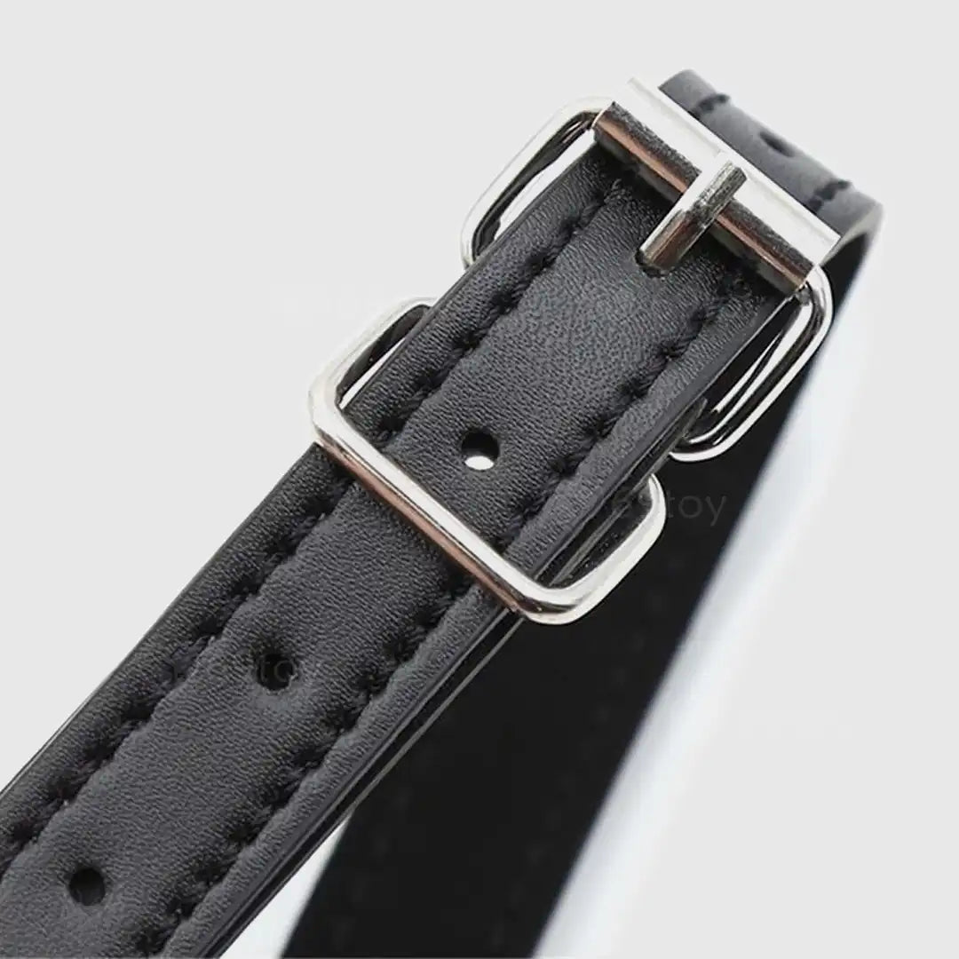 Strict Blindfold Harness & Ball Gag BDSM Set