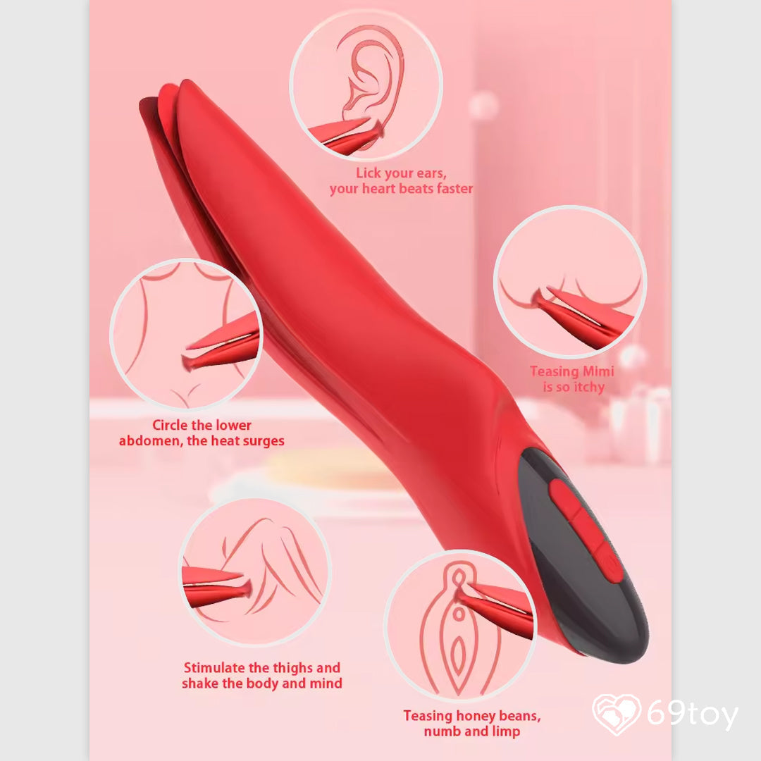 Deep Tongue Licking Vibrator