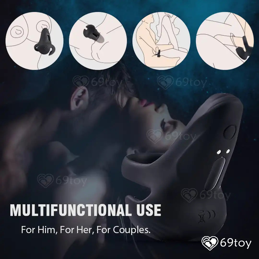 Sparsh Double Stimulation Well Wrapped Vibrating Cock Ring