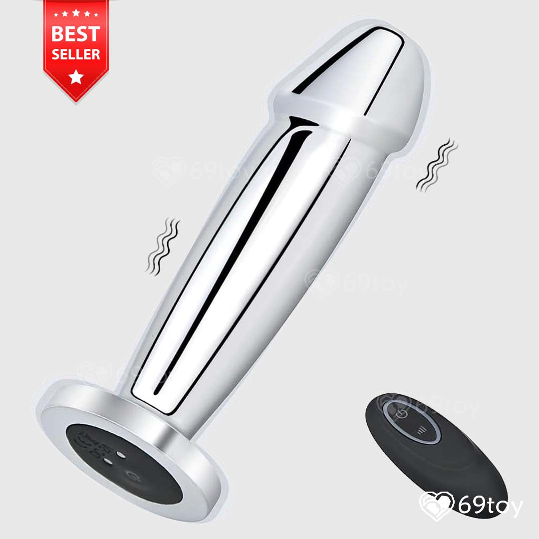 Vibrating Anal Plug Dildo Remote Control