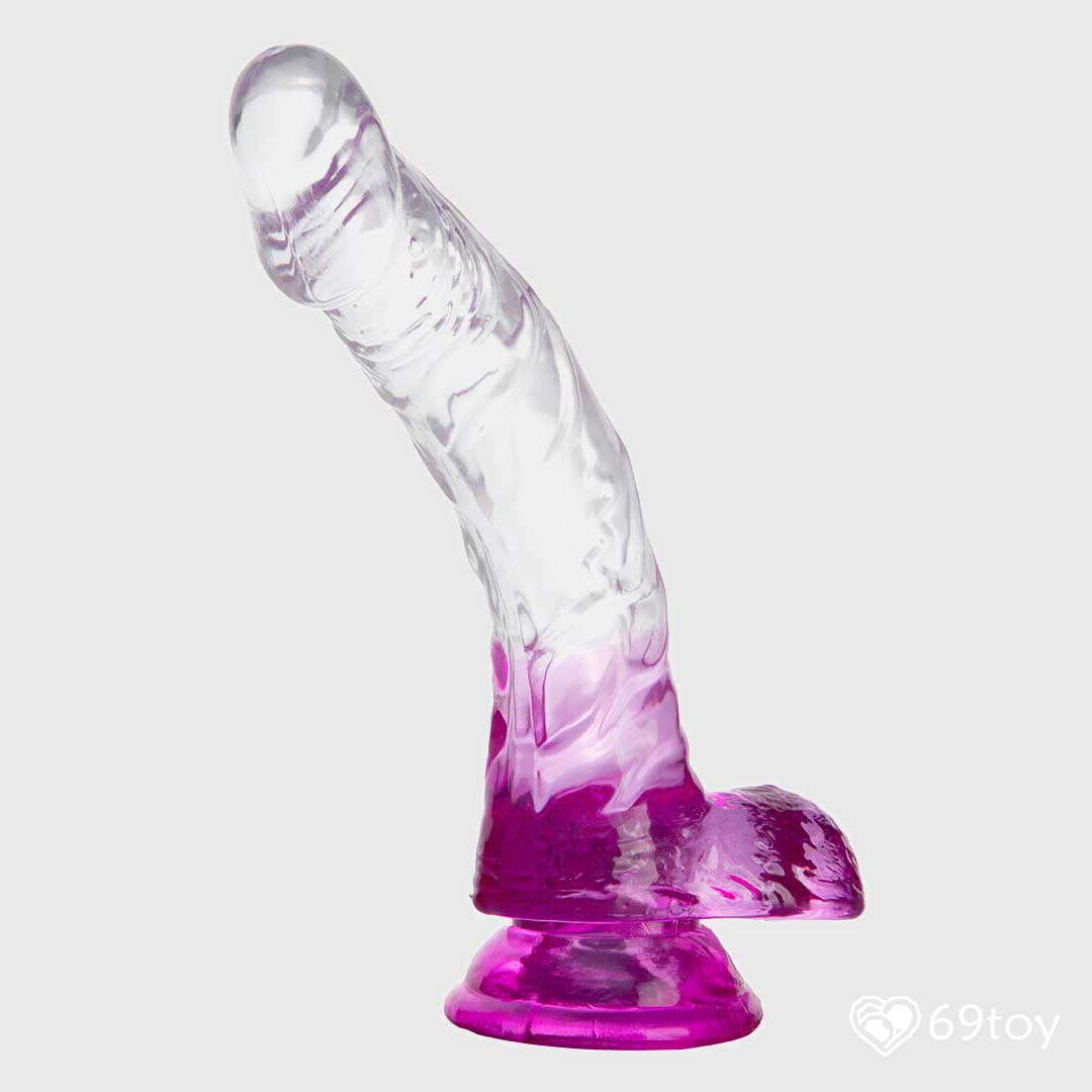 Buy-Jelly-Realistic-Dildo-with-Balls-in-india-at-69toy