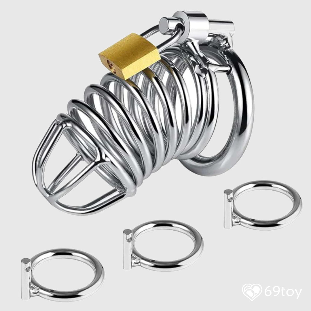 Lightweight Steel Chastity Cage