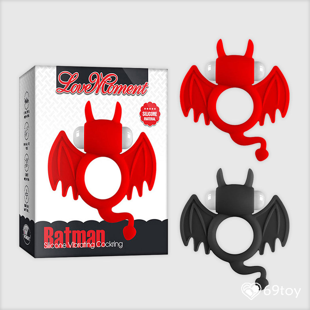 Lovemoment Batman Silicone Vibrating Cock Ring