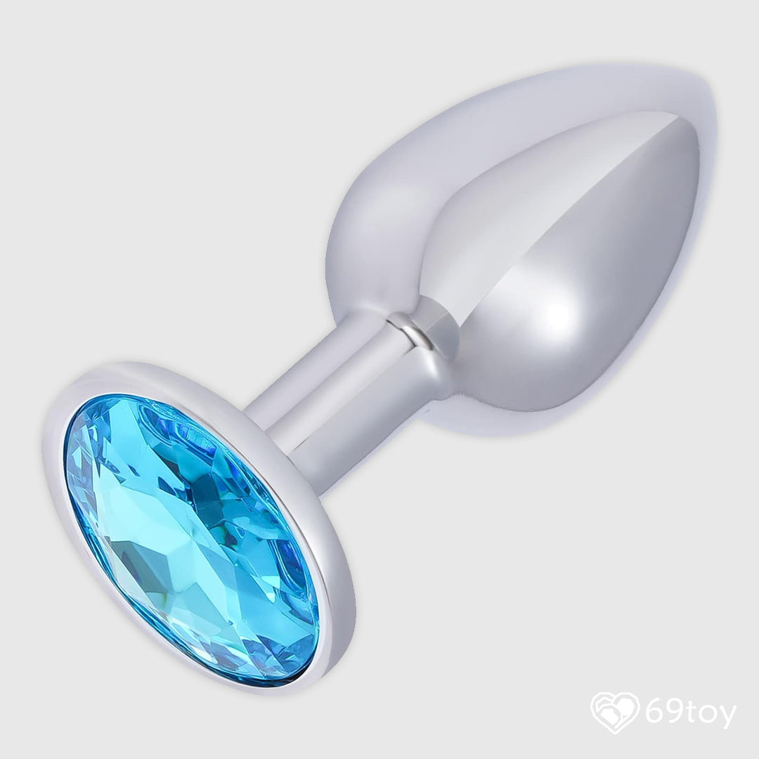 Jewel Stainless Steel Anal Butt Plug