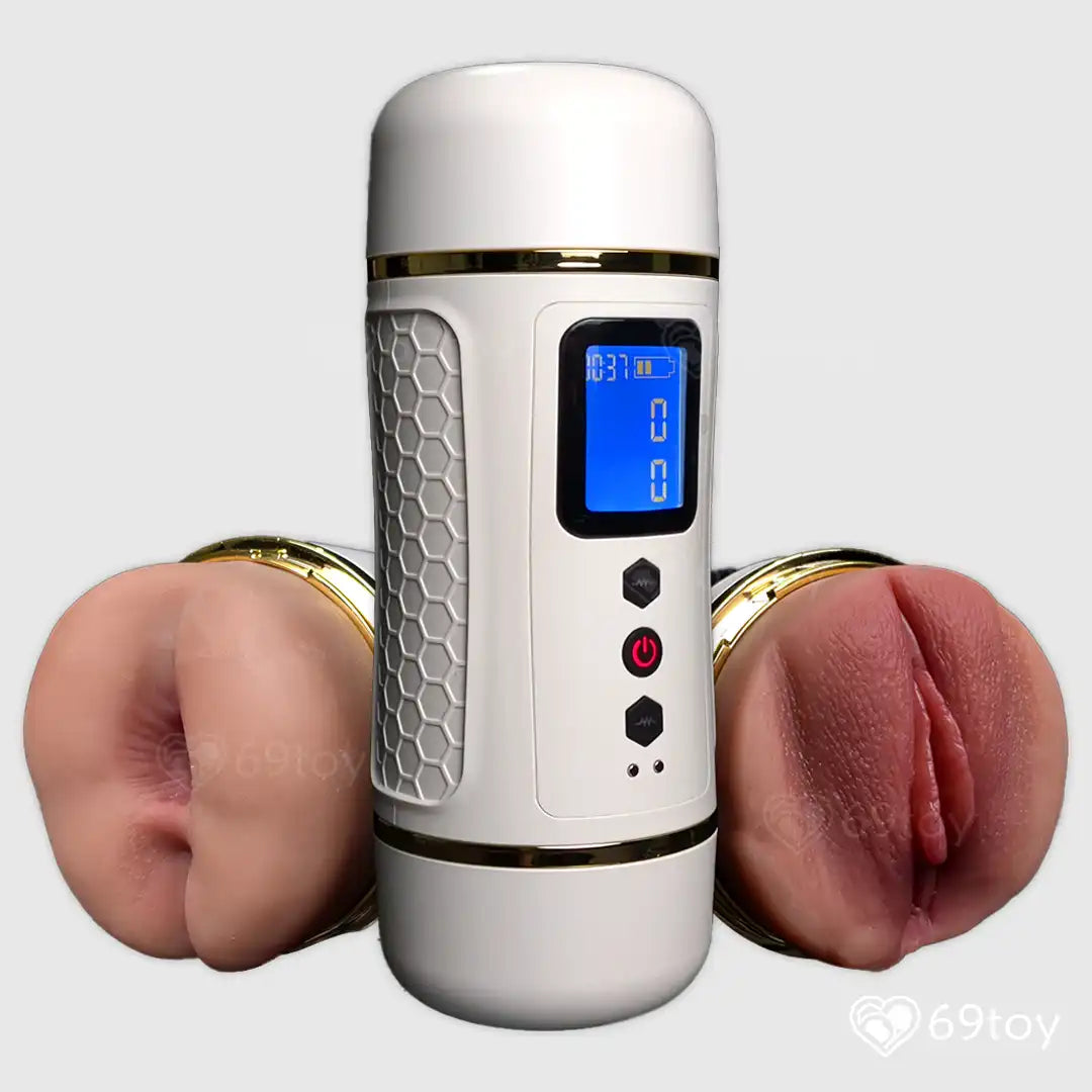 Noir Premium Dual Vibrating Automatic Masturbator