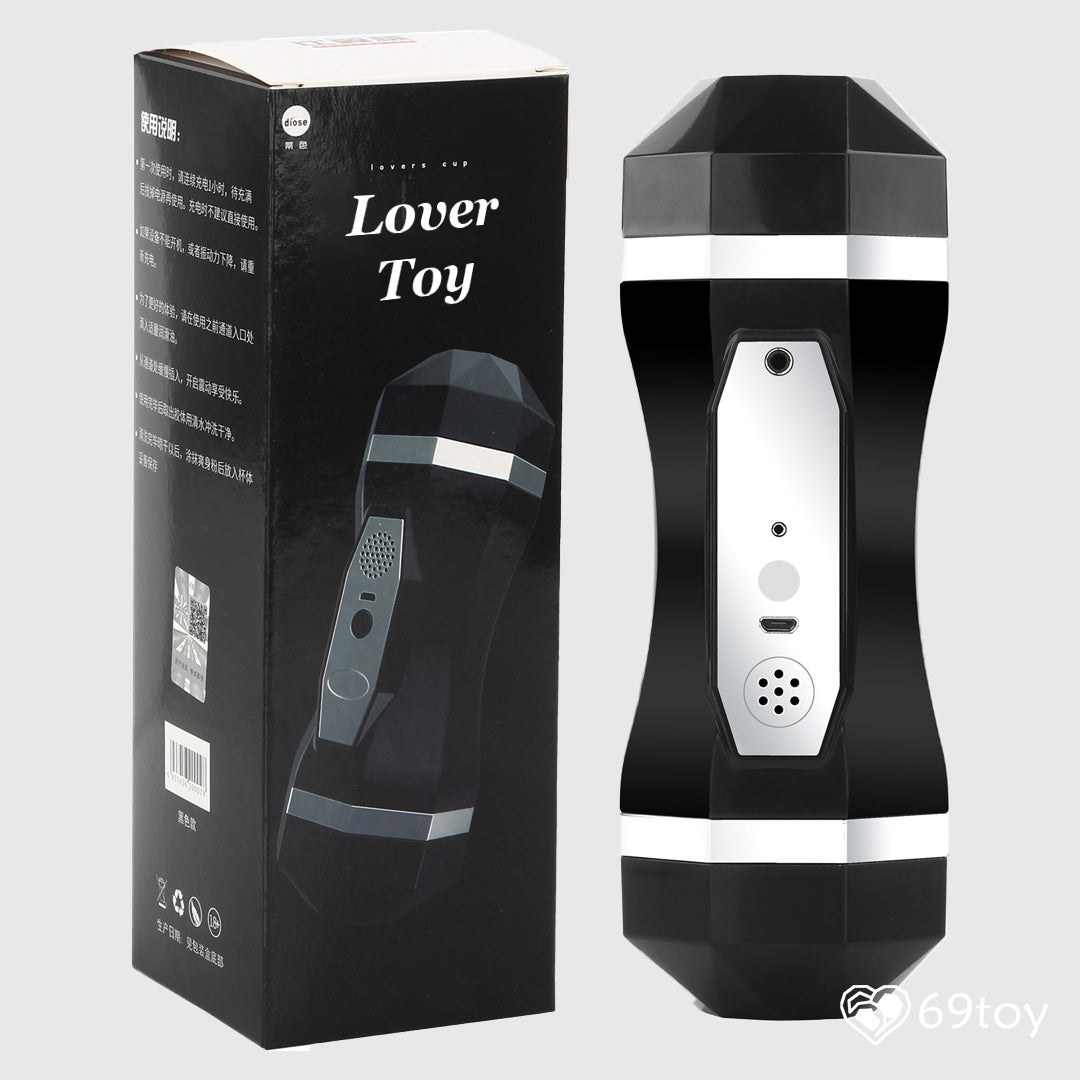 Realistic Vagina and Mouth Vibration Masturbator Cup