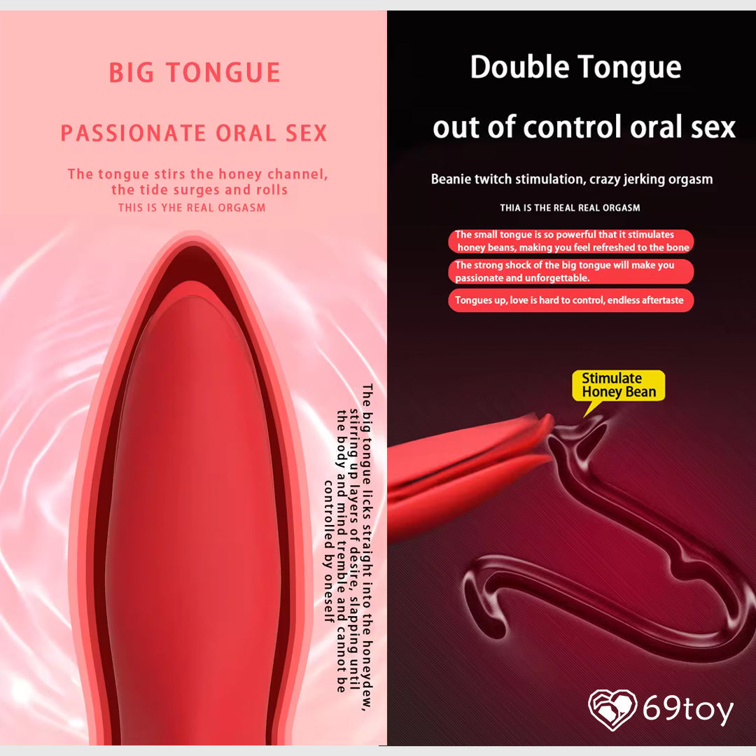 Deep Tongue Licking Vibrator