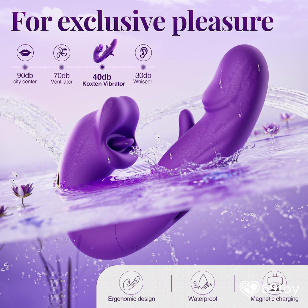 NovaX Flapping Clitoris Licking and G-spot Vibrator