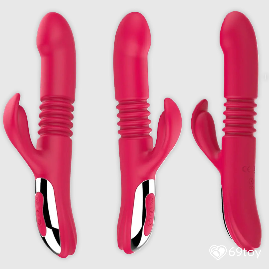 Stretch Thrusting Heating Rabbit Vibrator