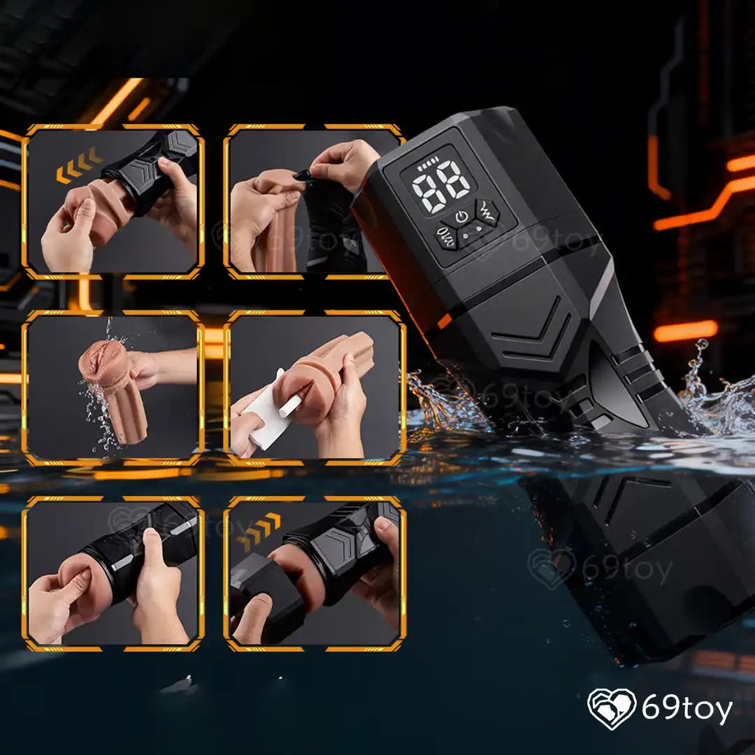 Jaguar Edition Suction Vibe Realistic Masturbator