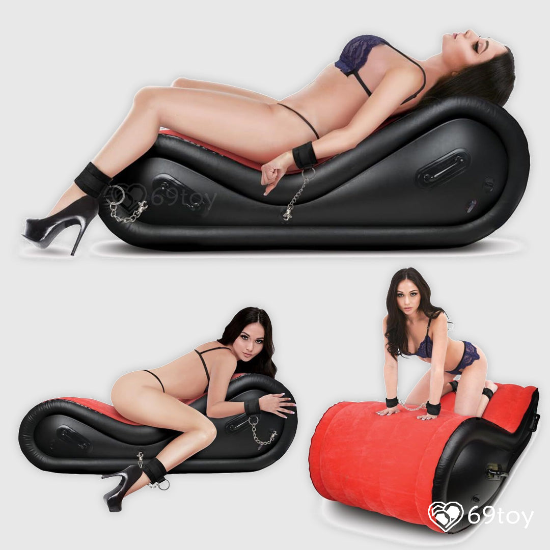 Inflatable Sex Sofa with Cuffs Kit for BDSM