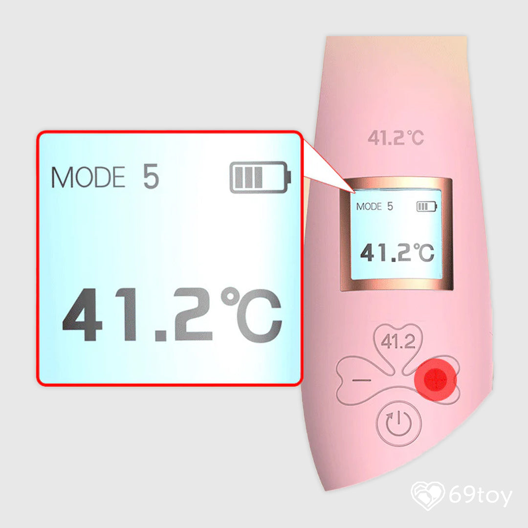 Lilo Smart Heating With LCD Rabbit Vibrator