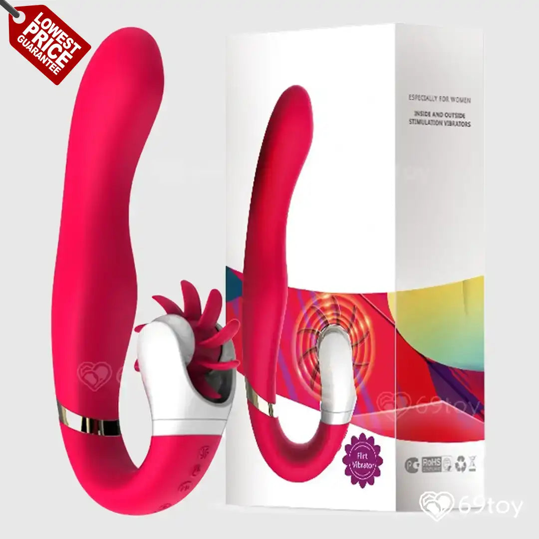 Aura Rolling Tongue Heated G-Spot Vibrator