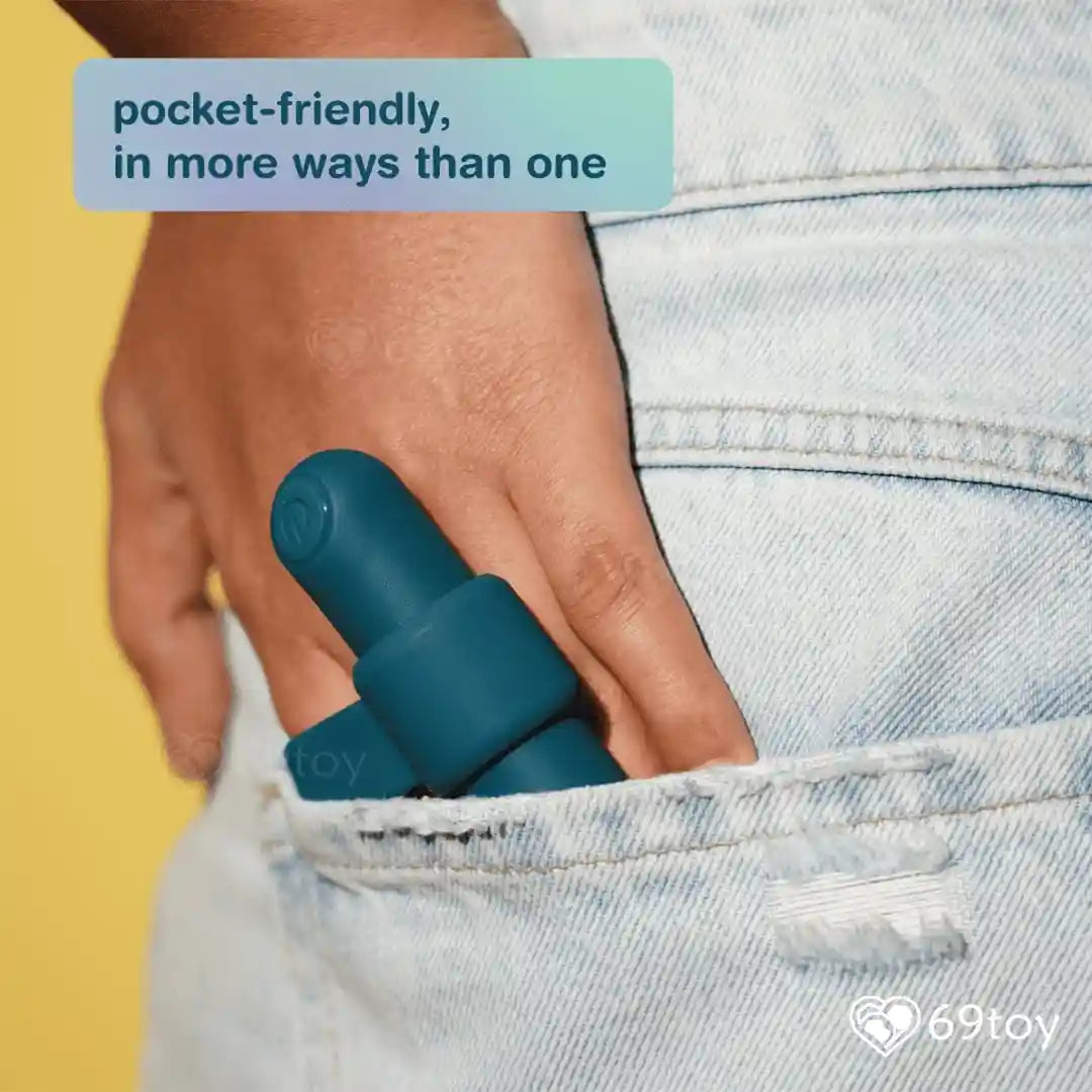 Honey Buzz Bullet Massager With Finger Band