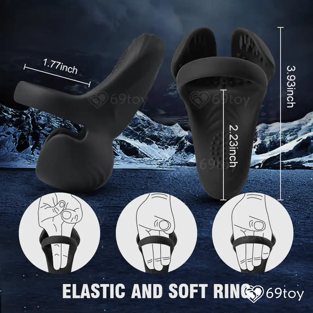 Sparsh Double Stimulation Well Wrapped Vibrating Cock Ring