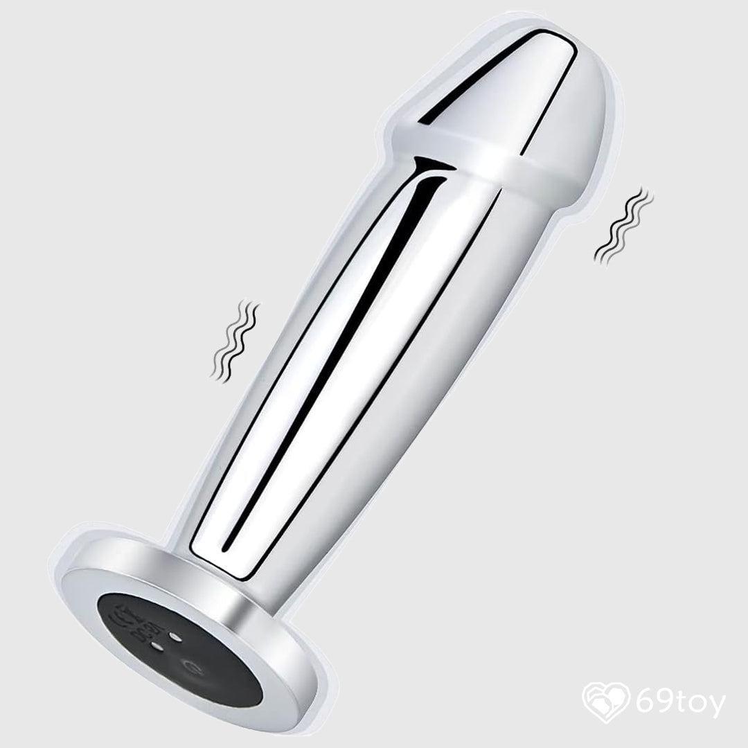 Stainless Steel Vibrating Butt Plug