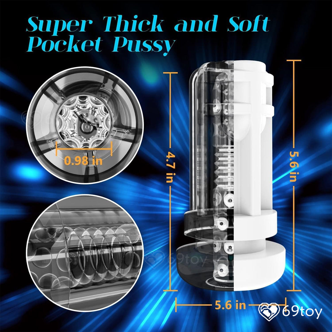 5-in-1 Upgraded Automatic Thrusting Sucking Masturbator