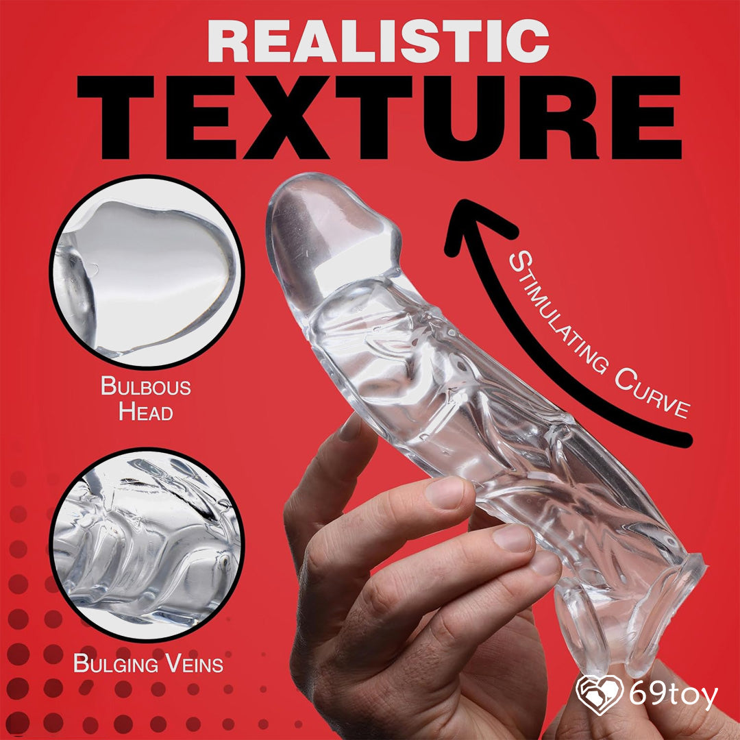 Transparent Wearable Penis Extender Sleeve