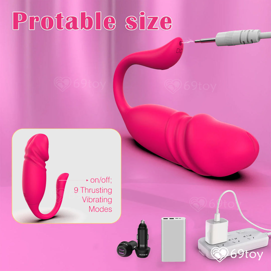 Thrusting Wearable App Vibrator
