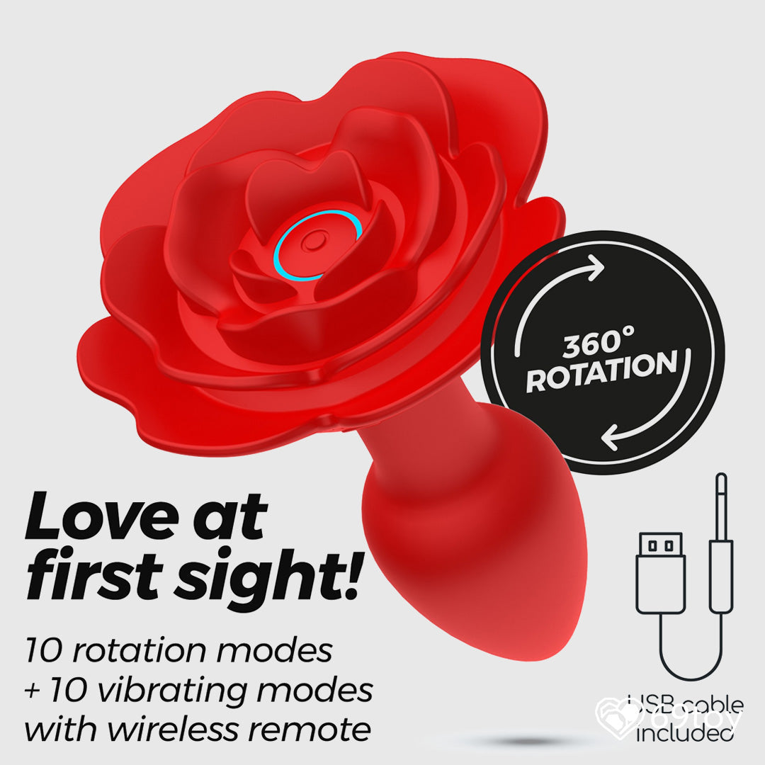 Crushious Rotating Vibrating Anal Plug