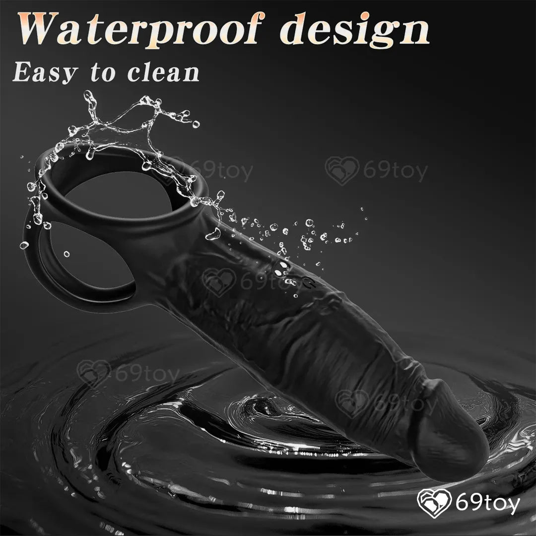 Noir+ Smart App Control Penis Extension Sleeve Ring