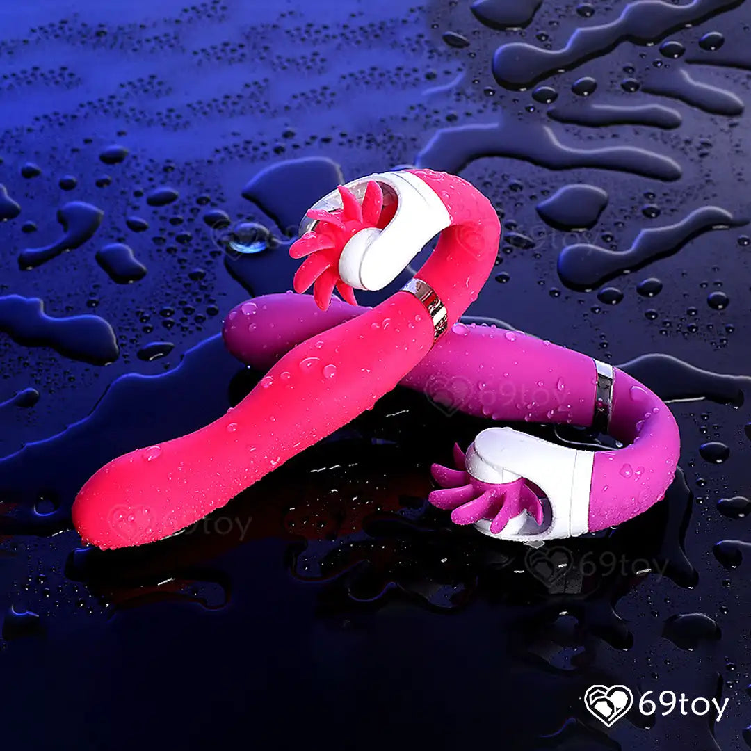 Aura Rolling Tongue Heated G-Spot Vibrator