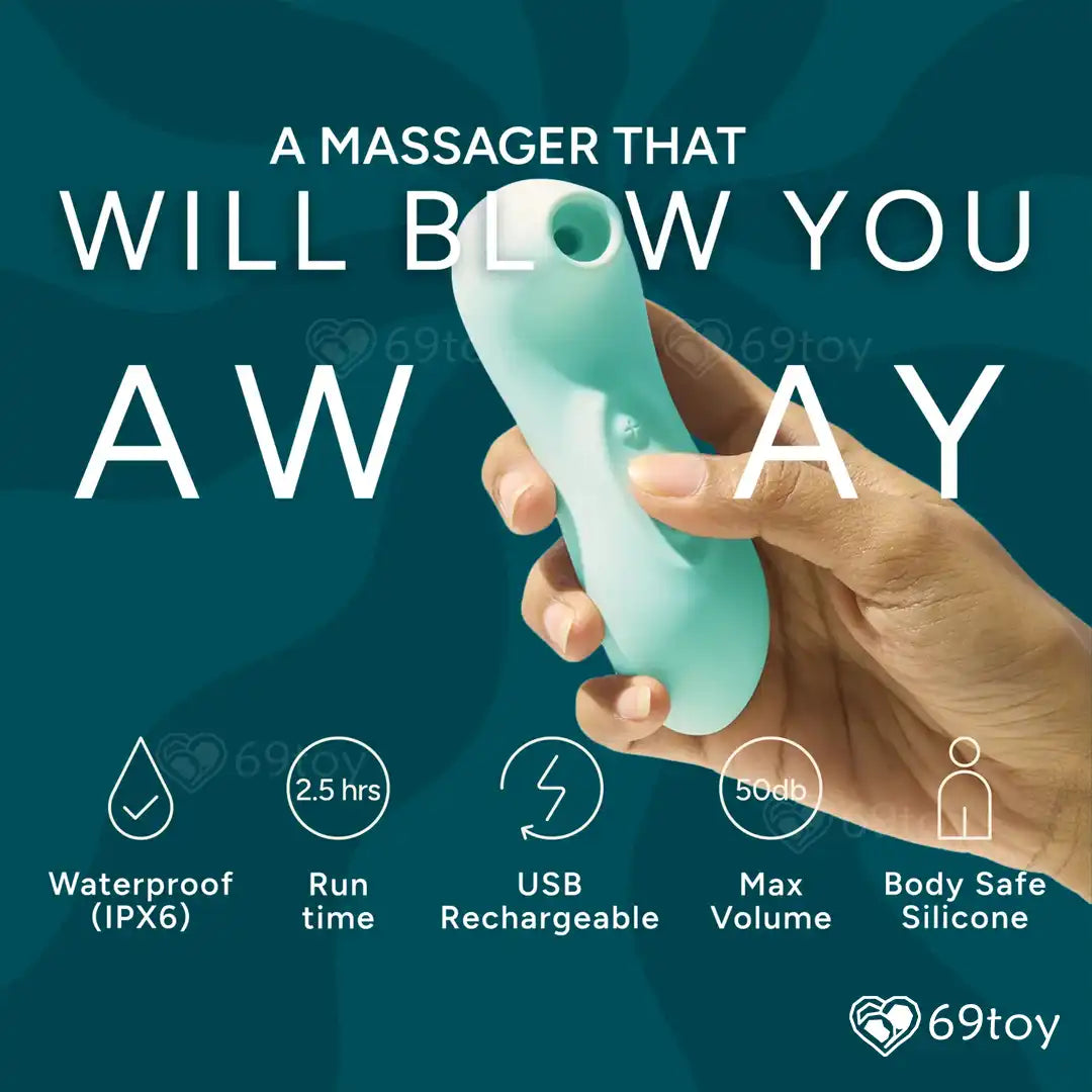 Blush Air Pulse Suction Massager