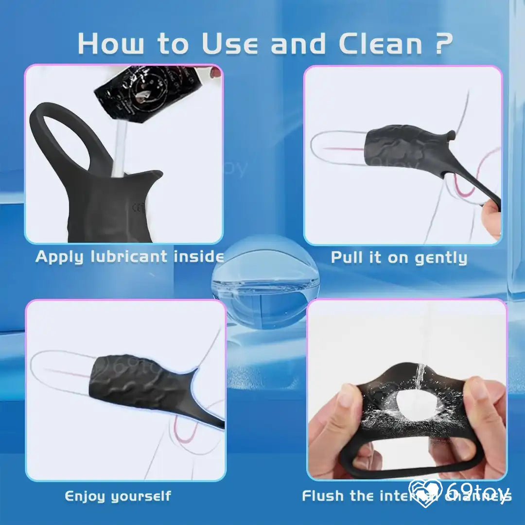 Amory Vibrating Penis Sleeve Cock Ring