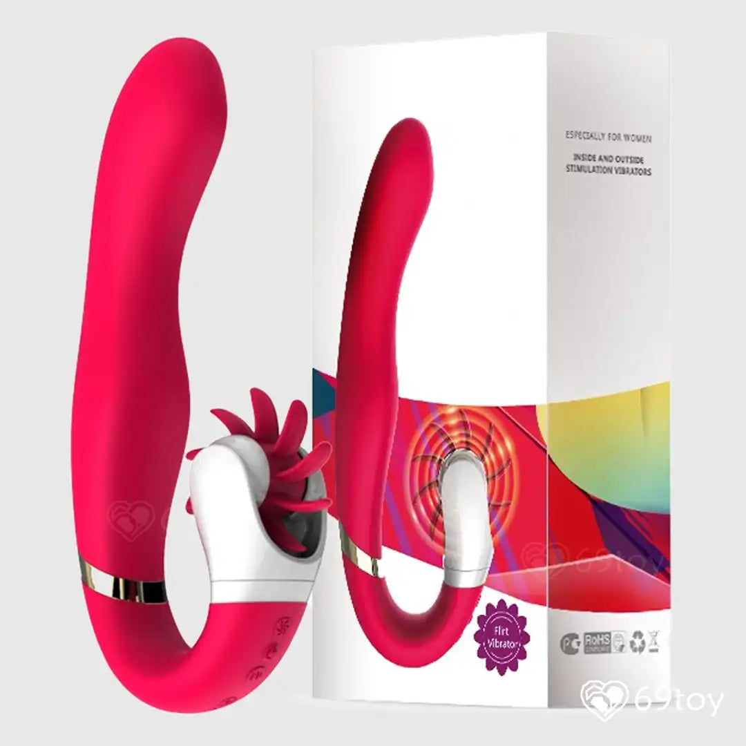 Aura Rolling Tongue Heated G-Spot Vibrator
