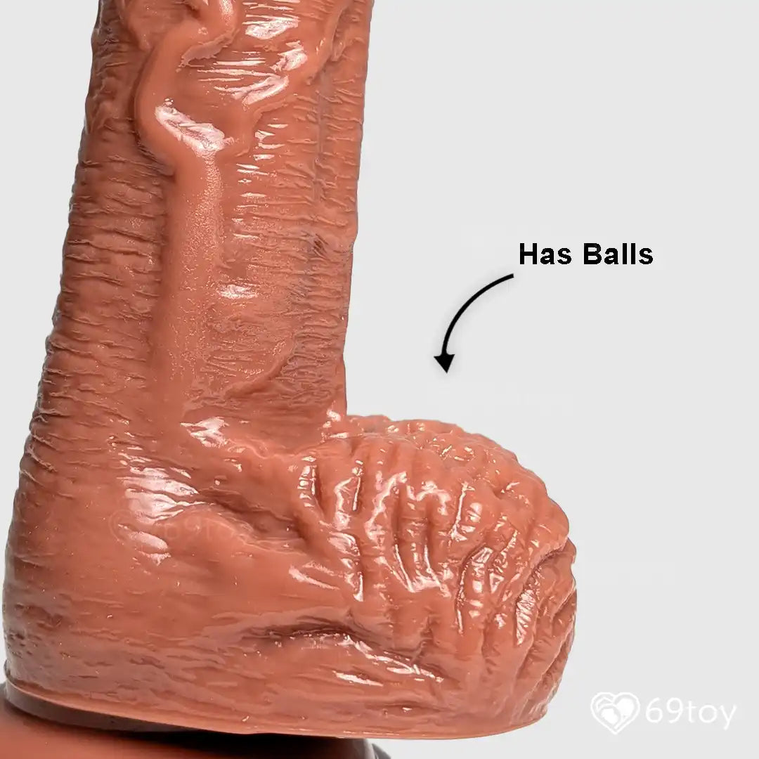 Blush 7" Real Feel Dildo with Balls