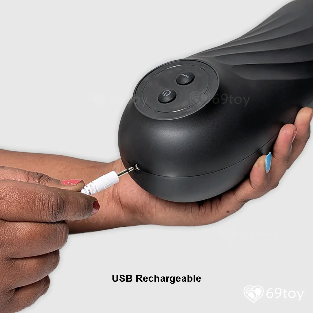 Bravon Premium Dark Vagina Automatic Masturbator