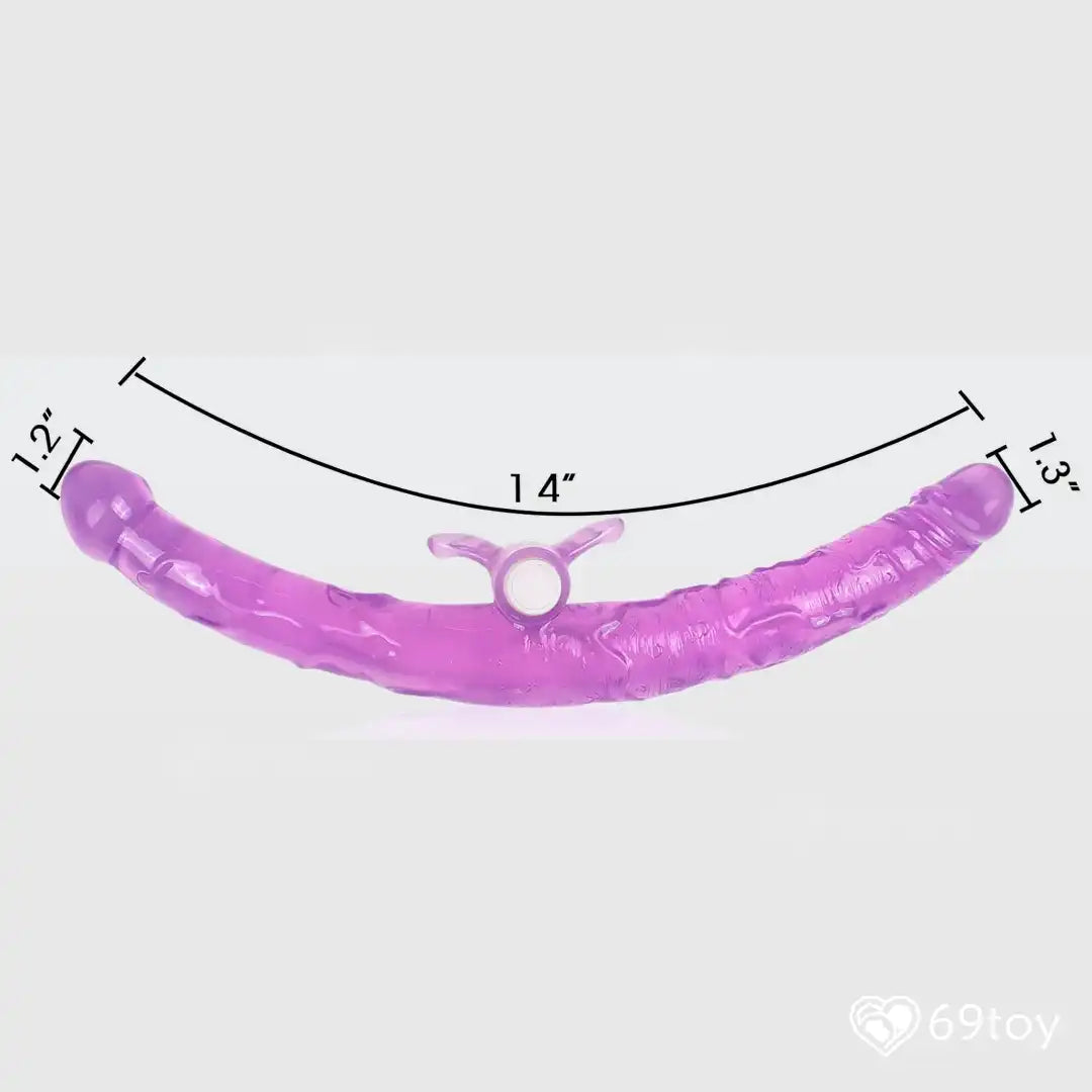 14" Dual Head Dildo with Vibrator