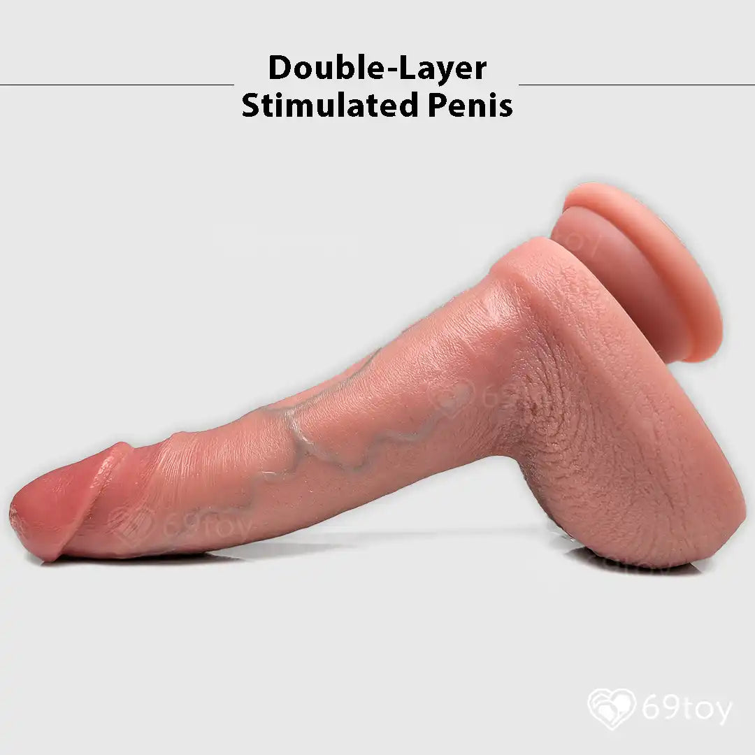 Deep Feel Dual Layer Realistic Dildo