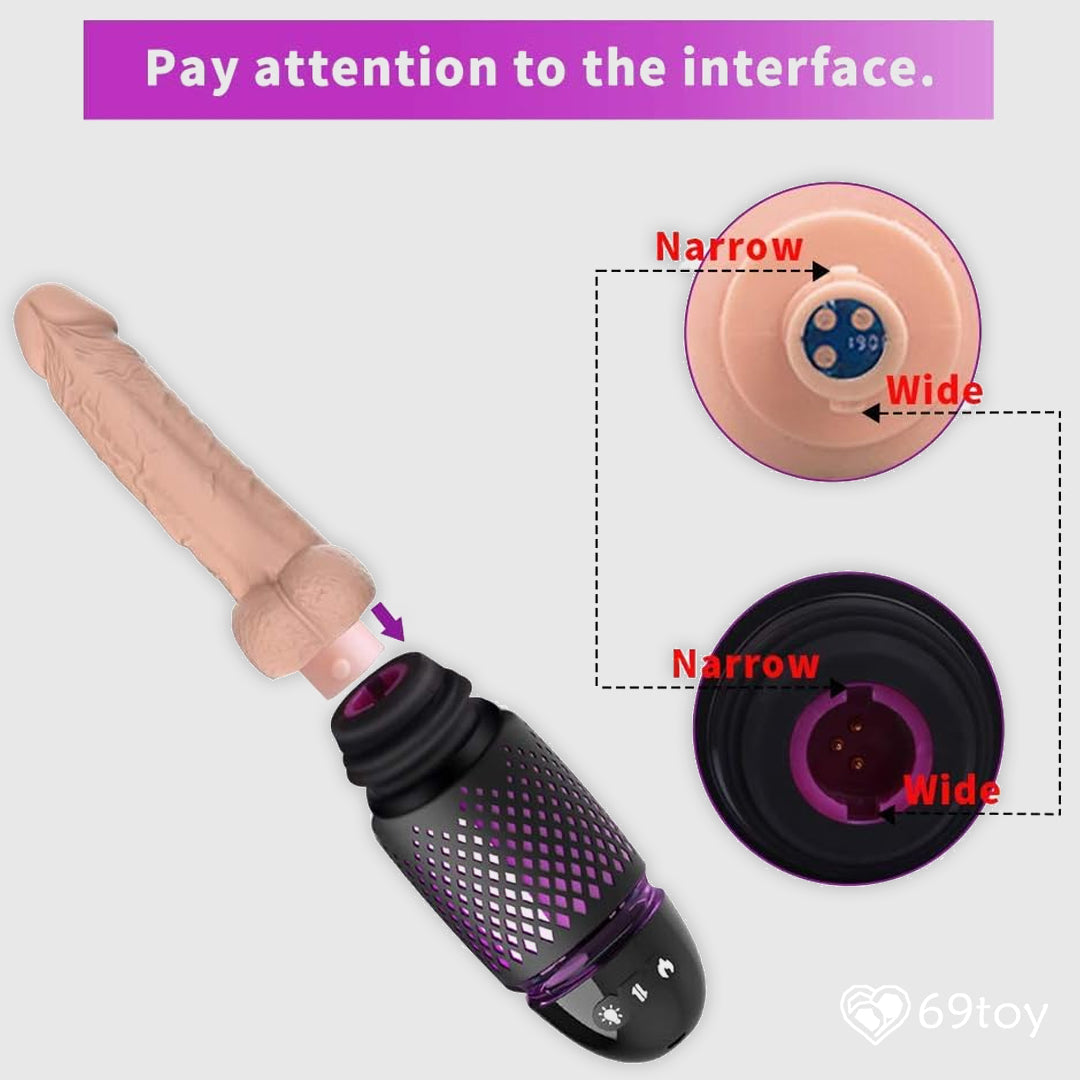 Dibe Automatic Thrusting Heating Realistic Dildo Machine