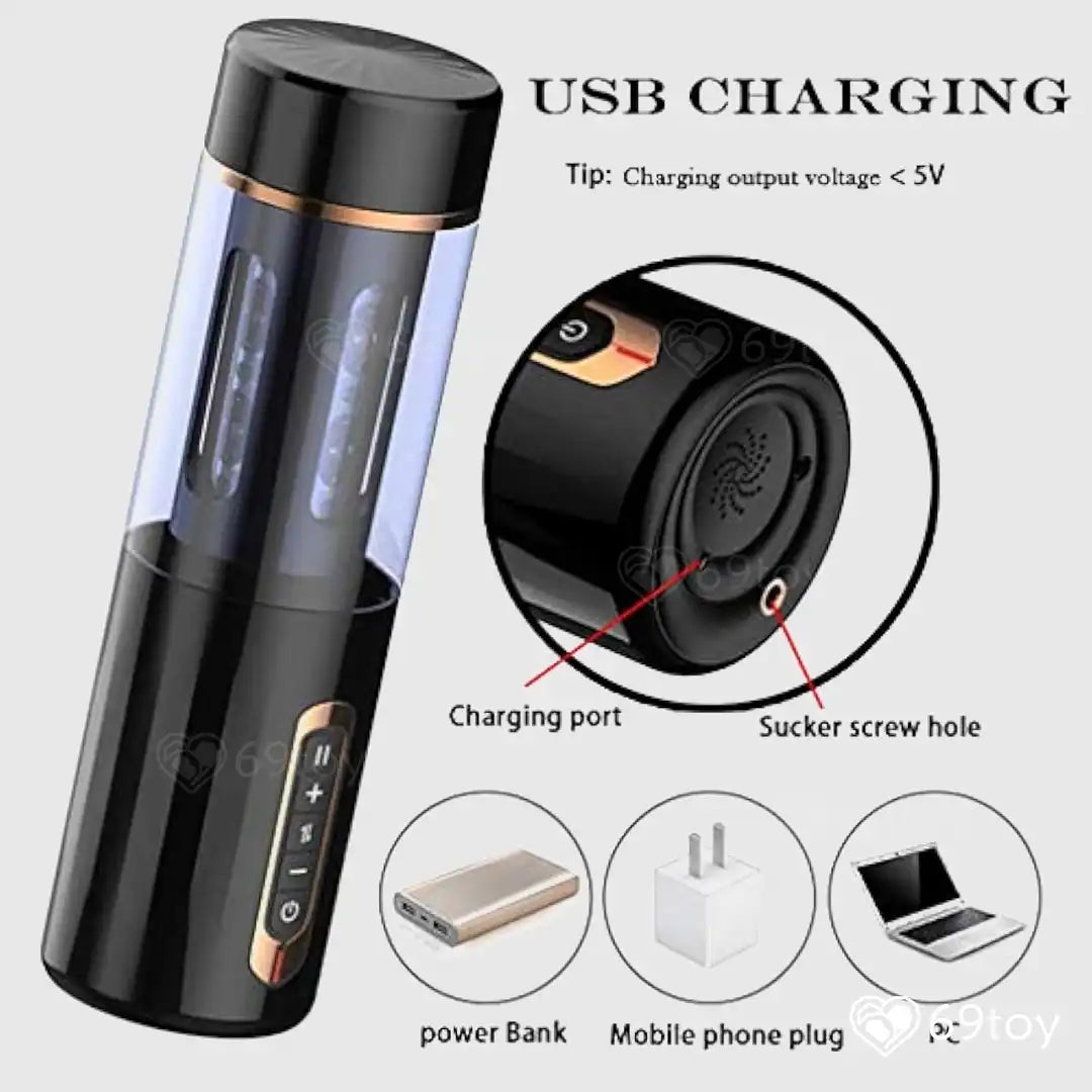 Wolf Warrior Thrusting Automatic Masturbator Cup