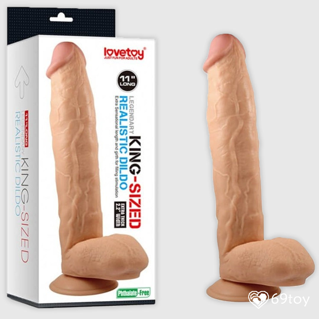 Adjustable Strap-On Harness with 12-inch Realistic Dildo