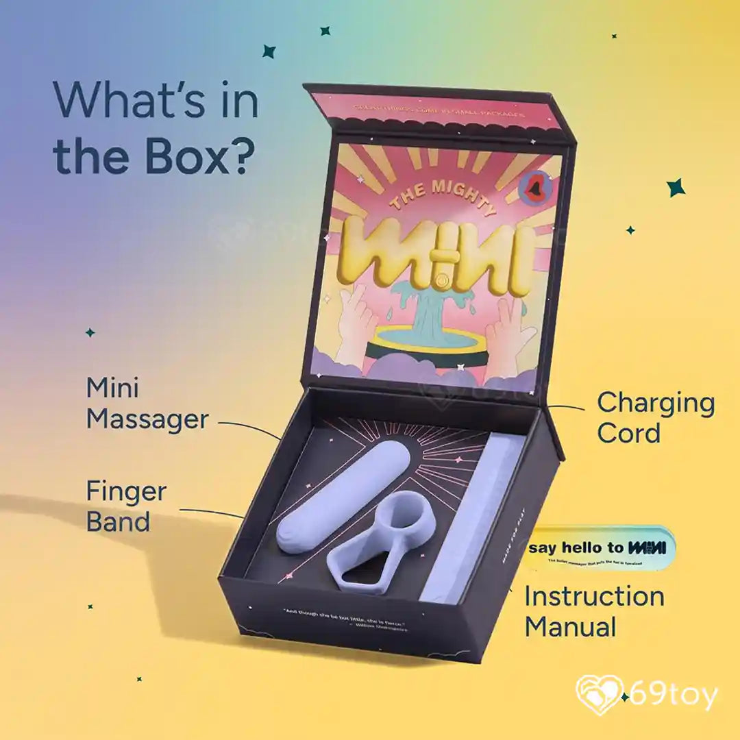 Honey Buzz Bullet Massager With Finger Band