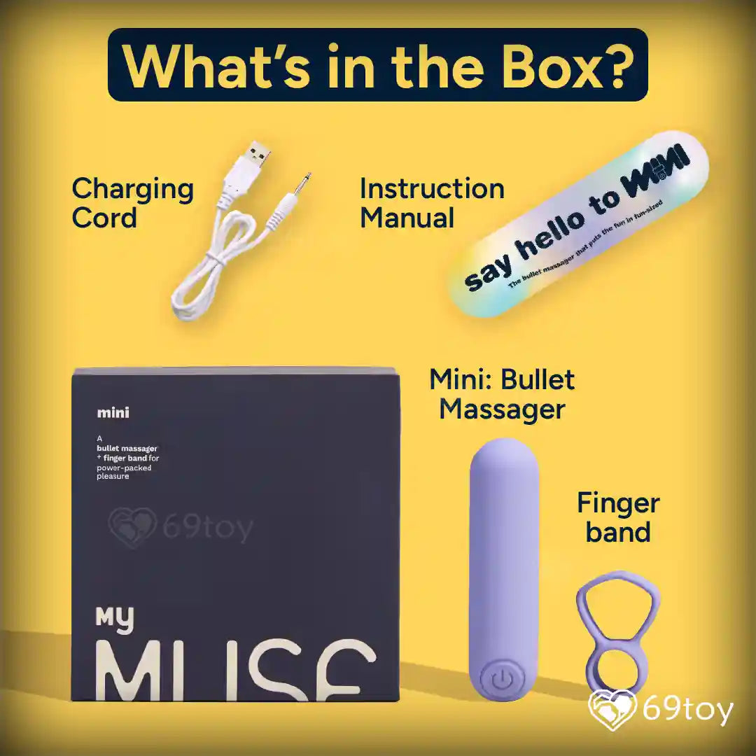 Honey Buzz Bullet Massager With Finger Band