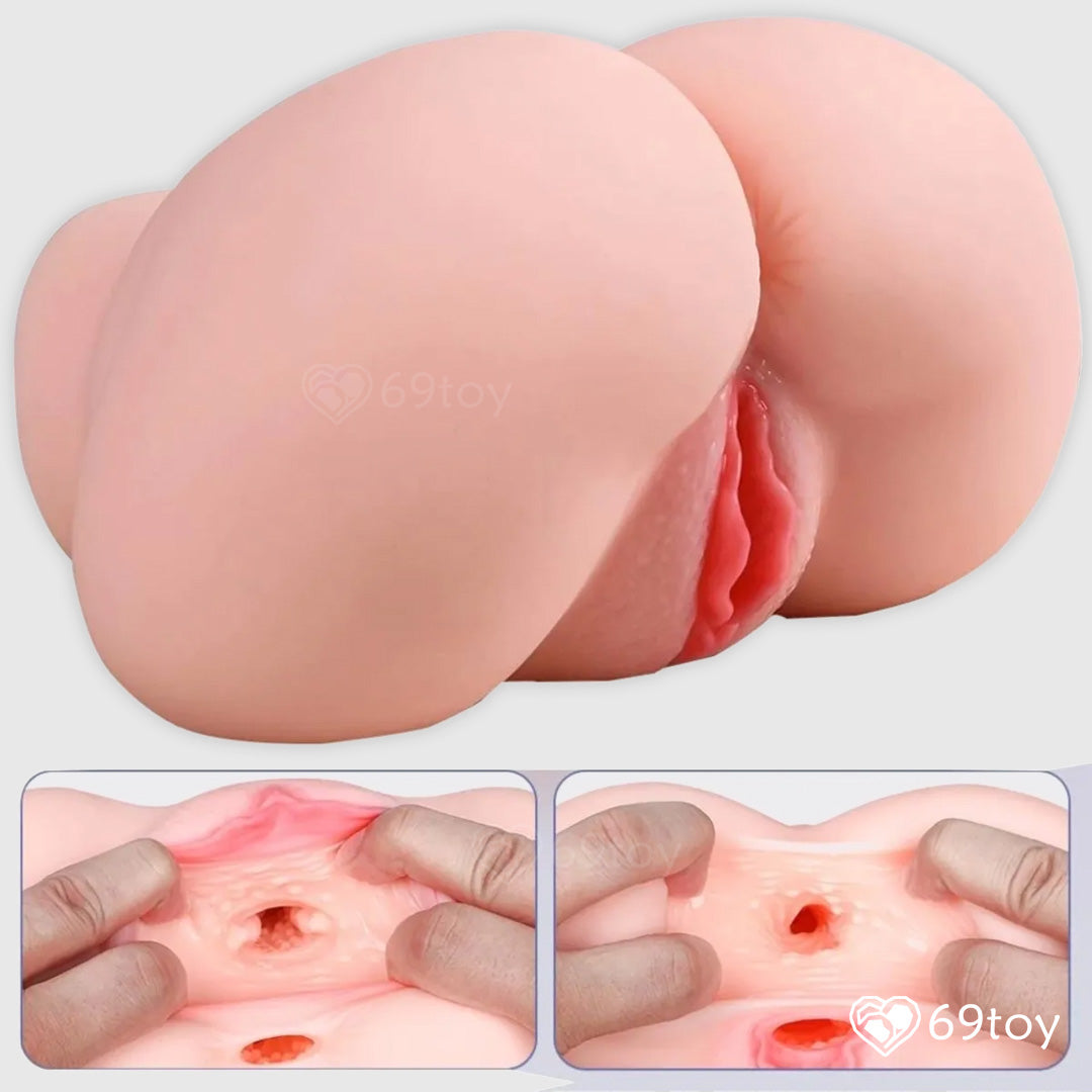 Lusty Double Hole Vagina Anal Butt Realistic Masturbator