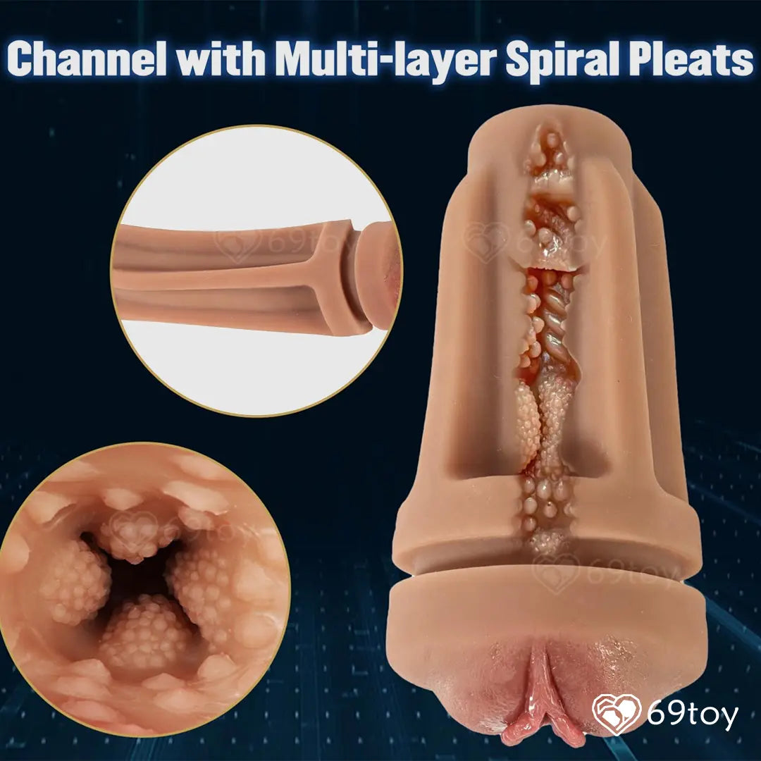 Bravon Premium Dark Vagina Automatic Masturbator